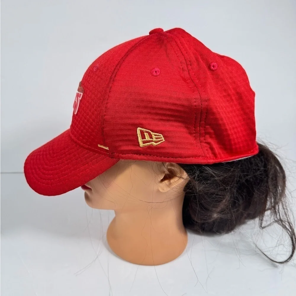San Francisco 49ers Hat M/L New Era Cap 9FIFTY Red NFL Football Training